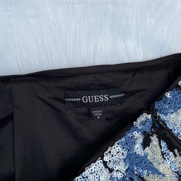 New GUESS Staci Sequin Skirt SZ S - Picture 7 of 7